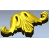 Картуш в стиле акант - 3D модель STL для ЧПУ