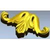 Картуш в стиле акант - 3D модель STL для ЧПУ