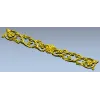 Baroque Acanthus Horizontal Ornament STL for CNC