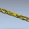 Baroque Acanthus Horizontal Ornament STL for CNC