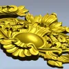 Барочный картуш в формате STL для ЧПУ