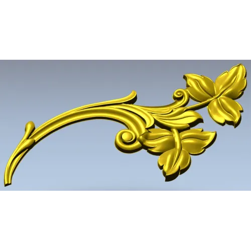 Классический растительный орнамент - 3D модель в формате STL для ЧПУ