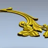 Классический растительный орнамент - 3D модель в формате STL для ЧПУ