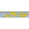 Растительный орнамент STL - декоративный бордюр для ЧПУ