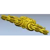 Aurelia Acanthus Cartouche - STL 3D Model for CNC