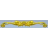Floral Ribbon Cartouche - STL 3D Model for CNC