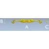 Floral Ribbon Cartouche - STL 3D Model for CNC