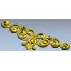 Рокайльный декоративный картуш в формате STL для ЧПУ