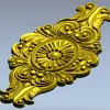 Медальон Барокко - 3D модель STL для ЧПУ