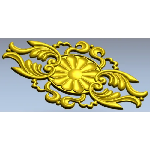 STL модель барочного медальона - 3D модель stl для ЧПУ фрезера
