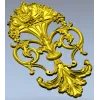 Рокайльный вазон - вертикальная декор-модель в формате STL для ЧПУ