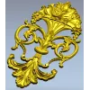 Рокайльный вазон - вертикальная декор-модель в формате STL для ЧПУ