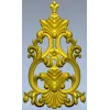 Ornate Acanthus Cartouche - STL 3D Model for CNC