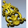 Ornate Acanthus Cartouche - STL 3D Model for CNC