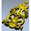 Ornate Acanthus Cartouche - STL 3D Model for CNC