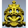 Ornate Acanthus Cartouche - STL 3D Model for CNC
