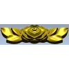 High-relief Rose Applique STL for CNC