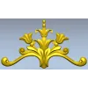 Резной цветочный орнамент STL для ЧПУ