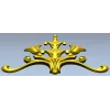 Резной цветочный орнамент STL для ЧПУ