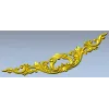 Рокайльный картуш для ЧПУ - stl модель для фрезеровки
