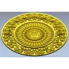 Sunflower Rosette Decorative STL for CNC milling