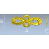 Decorative Ribbon Bow STL 3D Model for CNC Milling