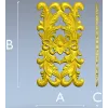 Картуш "Флора" - декоративная 3D модель STL для ЧПУ