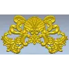 Rococo Shell Cartouche - STL 3D Model for CNC