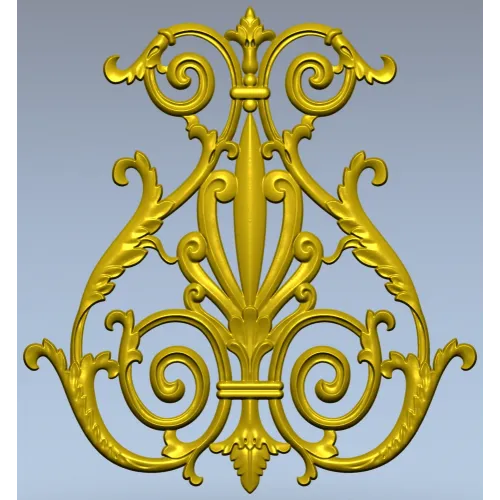Regal Rocaille Cartouche STL for CNC