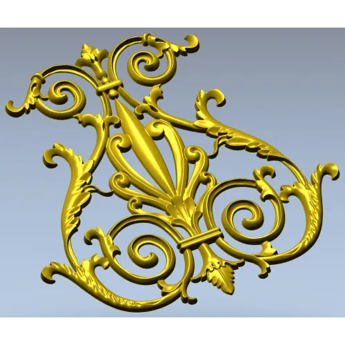 Regal Rocaille Cartouche STL for CNC