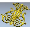 Regal Rocaille Cartouche STL for CNC