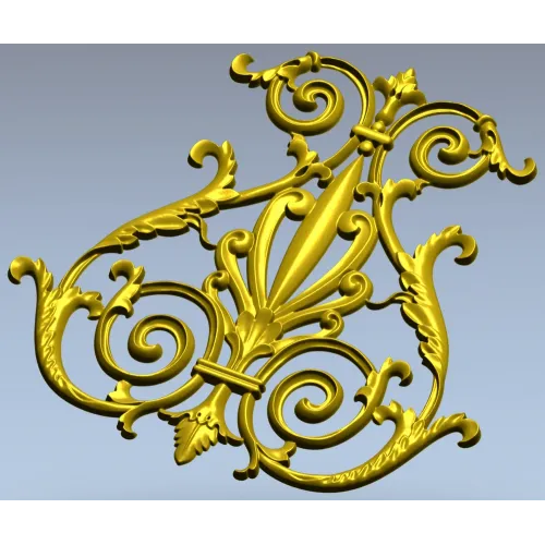 Regal Rocaille Cartouche STL for CNC