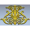 Regal Rocaille Cartouche STL for CNC