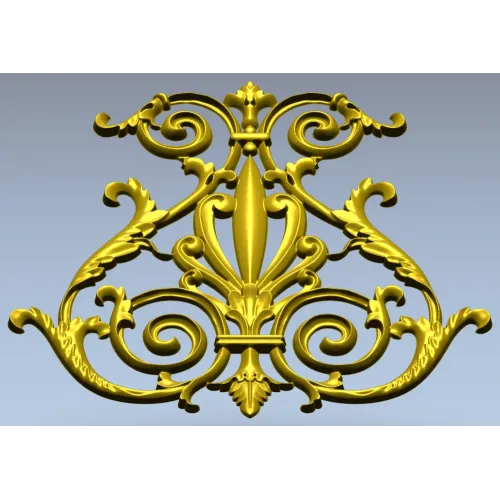 Regal Rocaille Cartouche STL for CNC