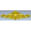 Baroque Fleur Cartouche - STL 3D model for CNC