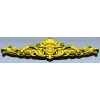 Baroque Fleur Cartouche - STL 3D model for CNC