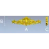 Baroque Fleur Cartouche - STL 3D model for CNC