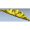 Картуш "Парные птицы" - STL модель для ЧПУ