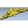 Рокайльный вензель для фрезеровки - 3D модель STL