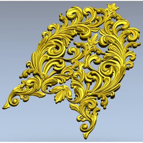 Барочный картуш для ЧПУ - 3D модель в формате STL