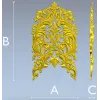 Барочный картуш для ЧПУ - 3D модель в формате STL