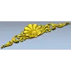 Imperial Fleur Cartouche - high-relief 3D model STL for CNC carving