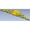 Imperial Fleur Cartouche - high-relief 3D model STL for CNC carving