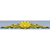 Imperial Fleur Cartouche - high-relief 3D model STL for CNC carving