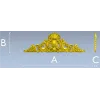 Рельефная рокайльная верхушка STL для ЧПУ