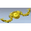 Victorian Cameo Garland - 3D STL model for CNC carving