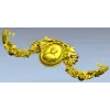 Victorian Cameo Garland - 3D STL model for CNC carving