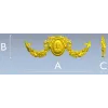 Victorian Cameo Garland - 3D STL model for CNC carving