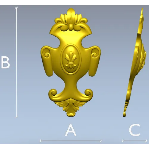Картуш Висентия - 3D модель STL для ЧПУ