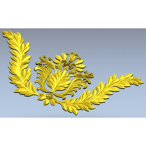 Лавровый картуш - 3D модель STL для ЧПУ